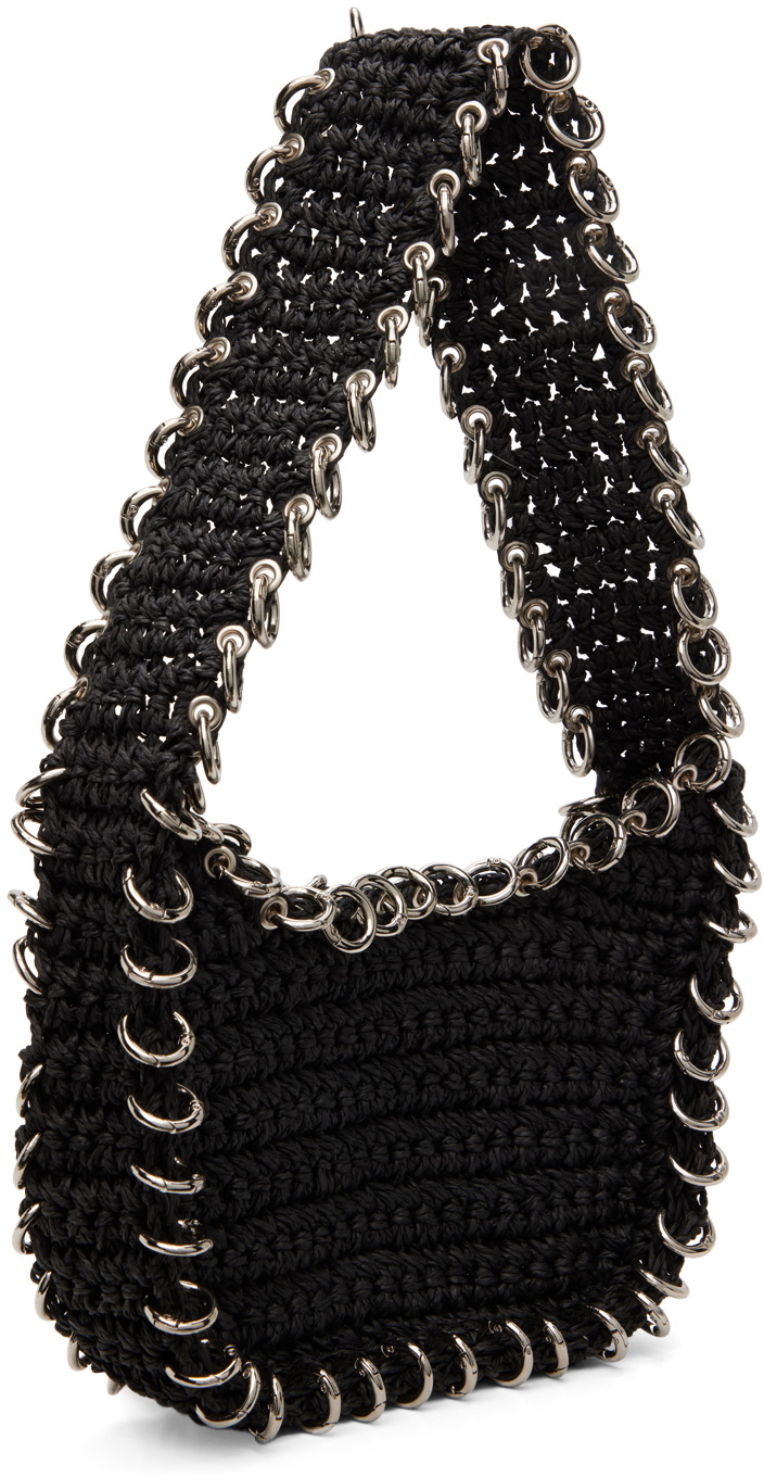 Lado Bokuchava Black Pierced Shoulder Bag