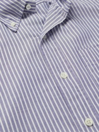 Incotex - Glanshirt Button-Down Collar Striped Cotton Oxford Shirt - Blue