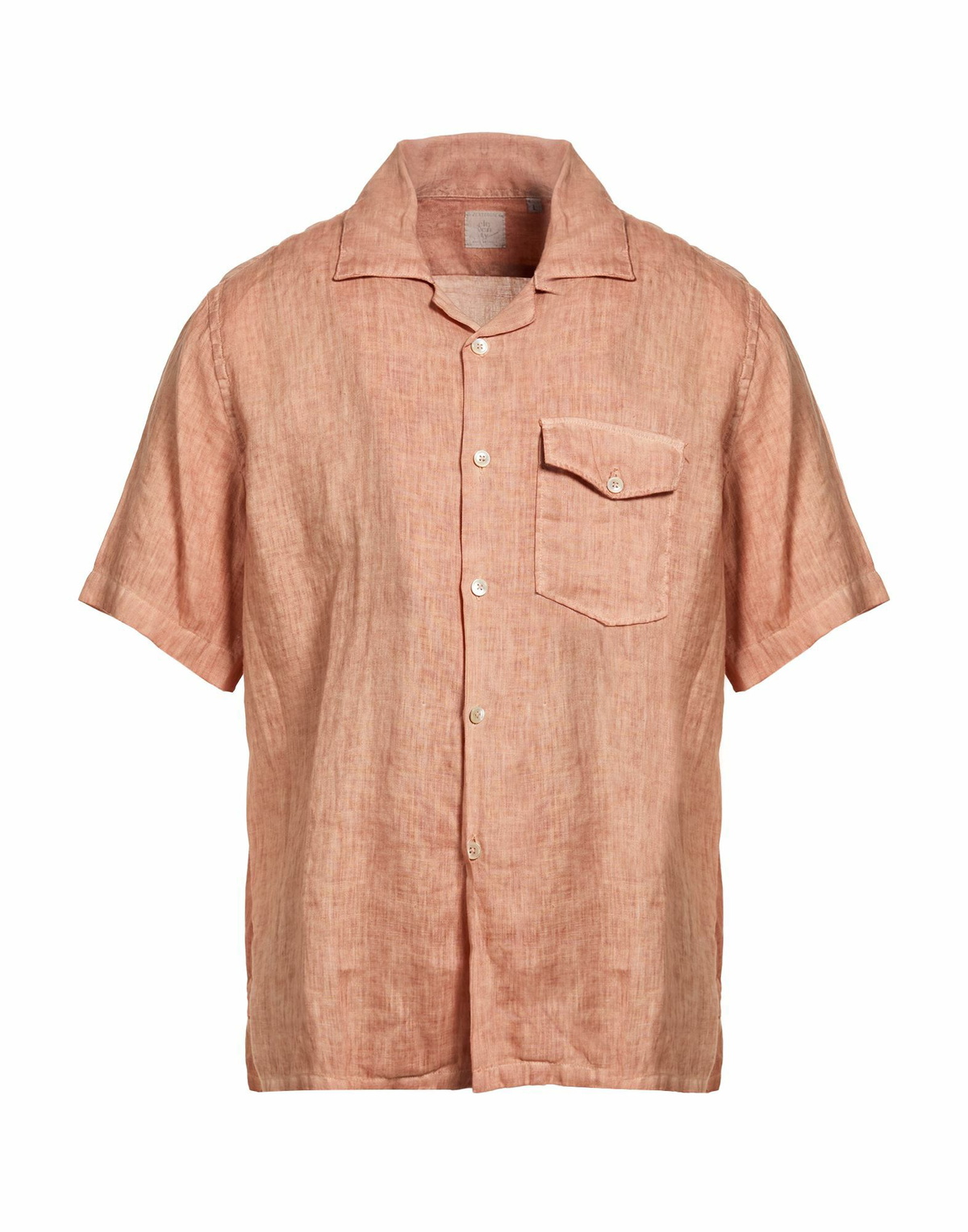 Eleventy Platinum Mens Shirt in Salmon pink