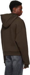 Axel Arigato Brown Title Hoodie