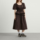 Damson Madder Women's Flavia Midi Skirt Presented By END. in Choc