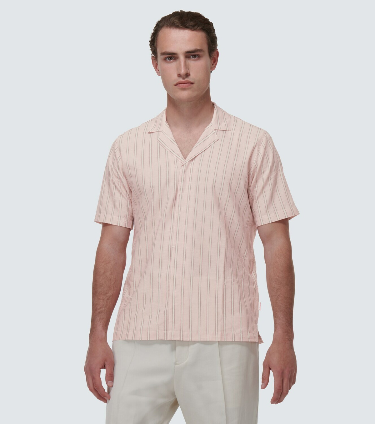 Orlebar Brown Maitan striped cotton shirt