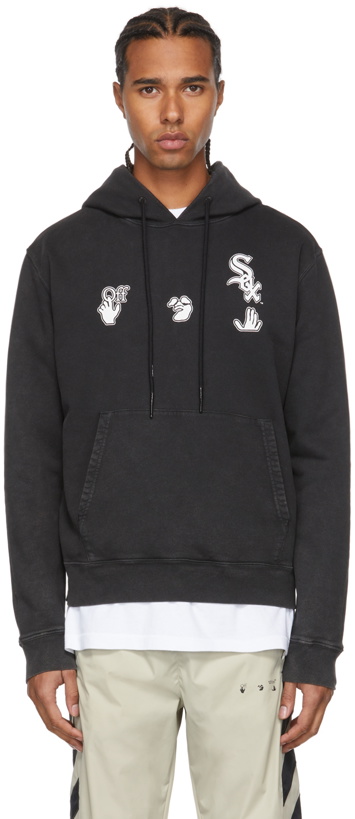 Photo: Off-White Black MLB Edition Chicago White Sox Hoodie