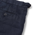 Orlebar Brown - Norwich Slim-Fit Linen Shorts - Blue