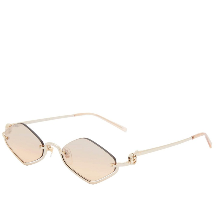 Photo: Gucci Eyewear GG1604S Sunglasses in Gold/Orange 