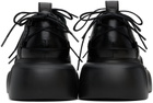 Simone Rocha Black Plartform Ghillie Brogues