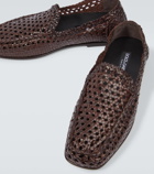Dolce&Gabbana Driver woven leather loafers