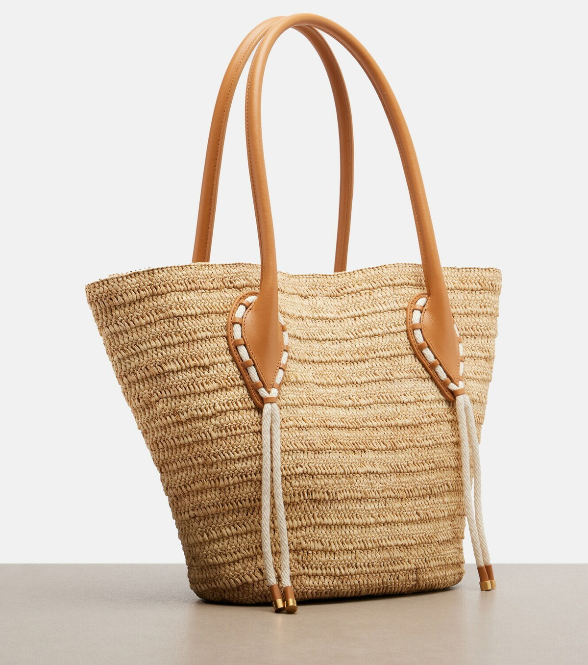 Christian Louboutin Venus raffia tote bag