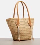 Christian Louboutin Venus raffia tote bag