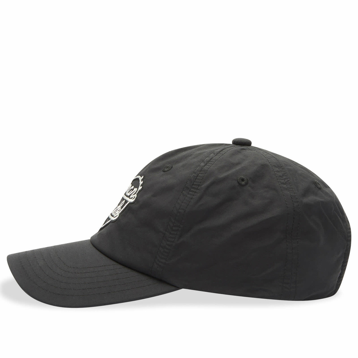 Human Made Men's 6 Panel Nylon Cap in Black Human Made