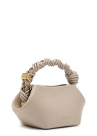 Ganni Bou Mini Leather top Handle bag - Grey - One Size