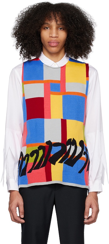 Photo: Comme des Garçons Homme Plus Multicolor Check Vest
