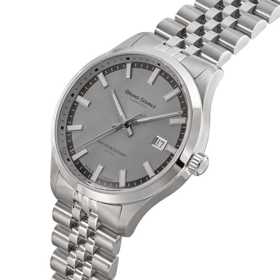 Bruno Sohnle Turin Automatic Grey Dial Mens Watch 17-12230-840