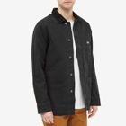 Dickies Men's Duck Canvas Chore Jacket in Stone Washed Black