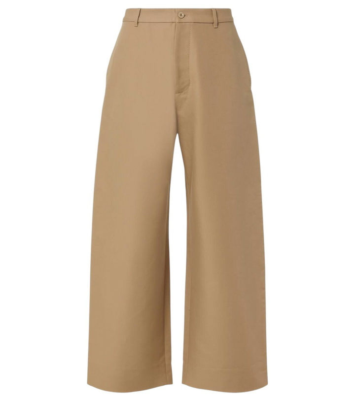 Photo: Acne Studios Cotton twill wide-leg pants