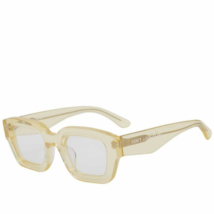 Photo: Bonnie Clyde Karate Sunglasses in Transparent Yellow