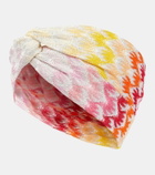 Missoni Zig Zag lamé headband