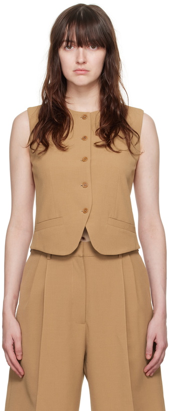 Photo: Beaufille SSENSE Exclusive Tan Rubens Vest