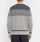 Howlin' - Mr Lawrence Fair Isle Wool Sweater - Men - Gray