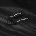 and wander Men's Sil Shoulder Bag in Black 