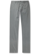ZANELLA - Noah Stretch-Cotton Moleskin Trousers - Gray - UK/US 32