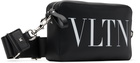 Valentino Garavani Black 'VLTN' Messenger Bag