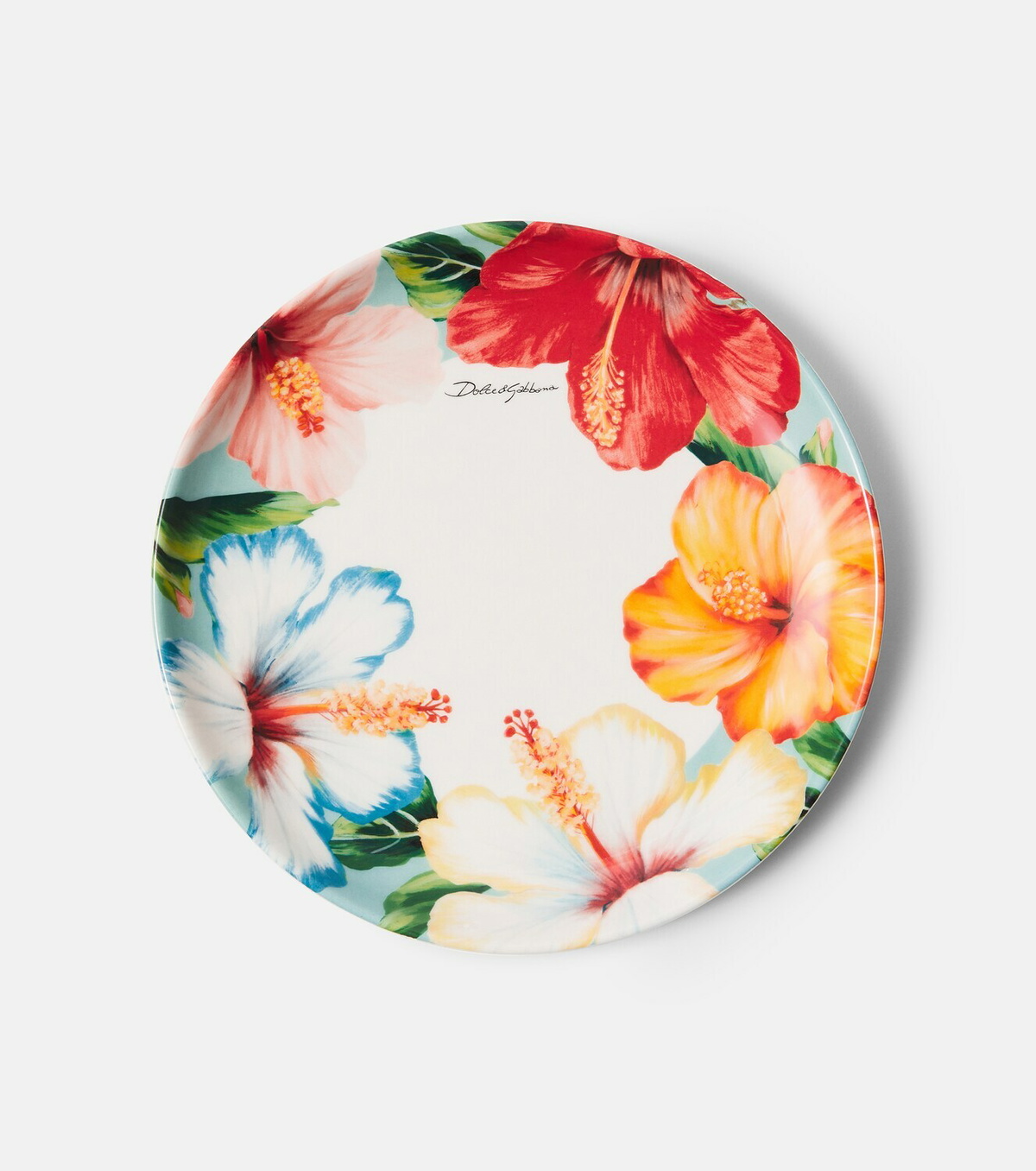 Dolce&Gabbana Casa Floral ceramic dinner plate