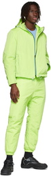 RK SSENSE Exclusive Green Quilted Lounge Pants