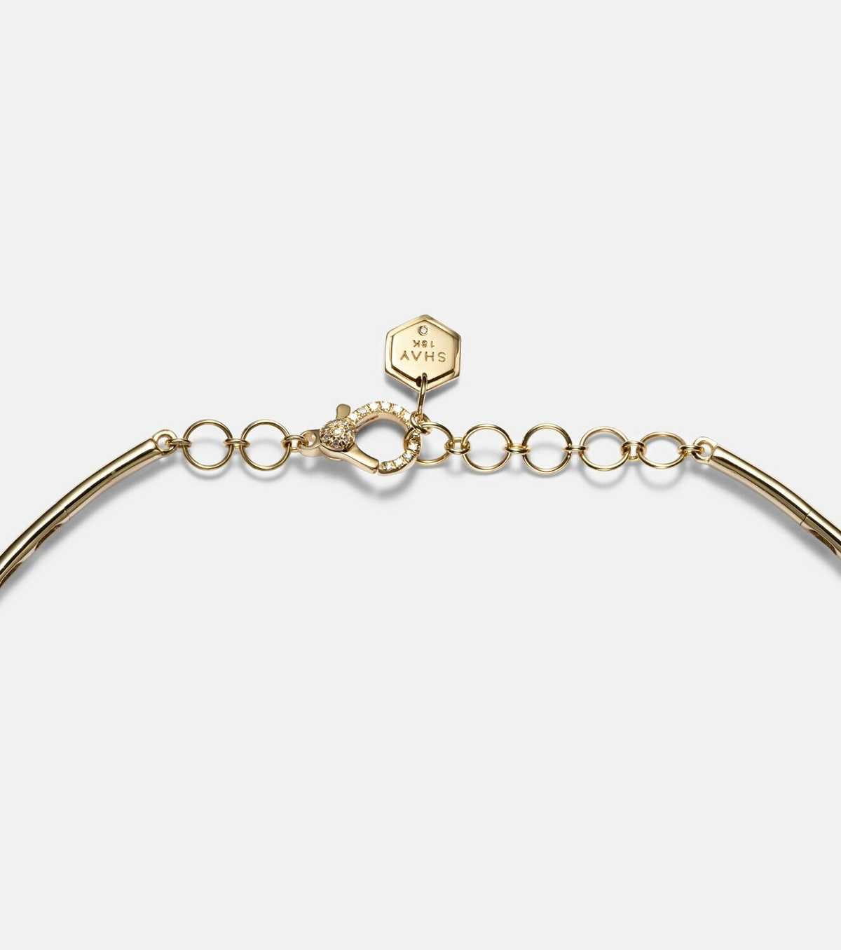 Shay Jewelry 18kt gold choker with diamonds