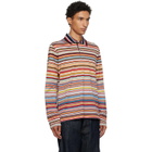 Paul Smith Multicolor 'Signature Stripe' Long Sleeve Polo