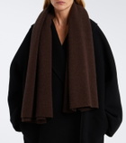 The Row Querta cashmere, alpaca, and silk scarf