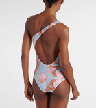 Adriana Degreas Seashell one-shoulder swimsuit