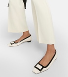 Roger Vivier Belle Vivier patent leather ballet flats