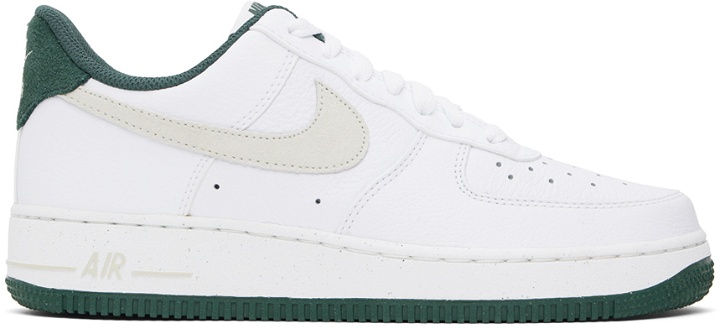 Photo: Nike White Air Force 1 '07 LV8 Sneakers