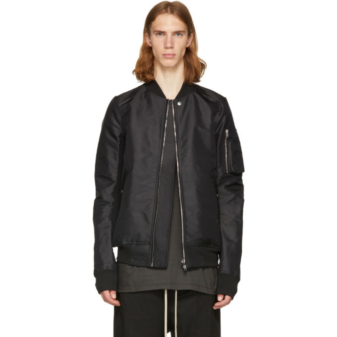 Photo: Rick Owens Black Flight Bomber Jacket