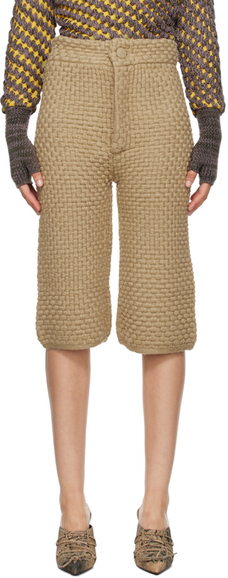 Photo: Isa Boulder Beige Tightweave Shorts