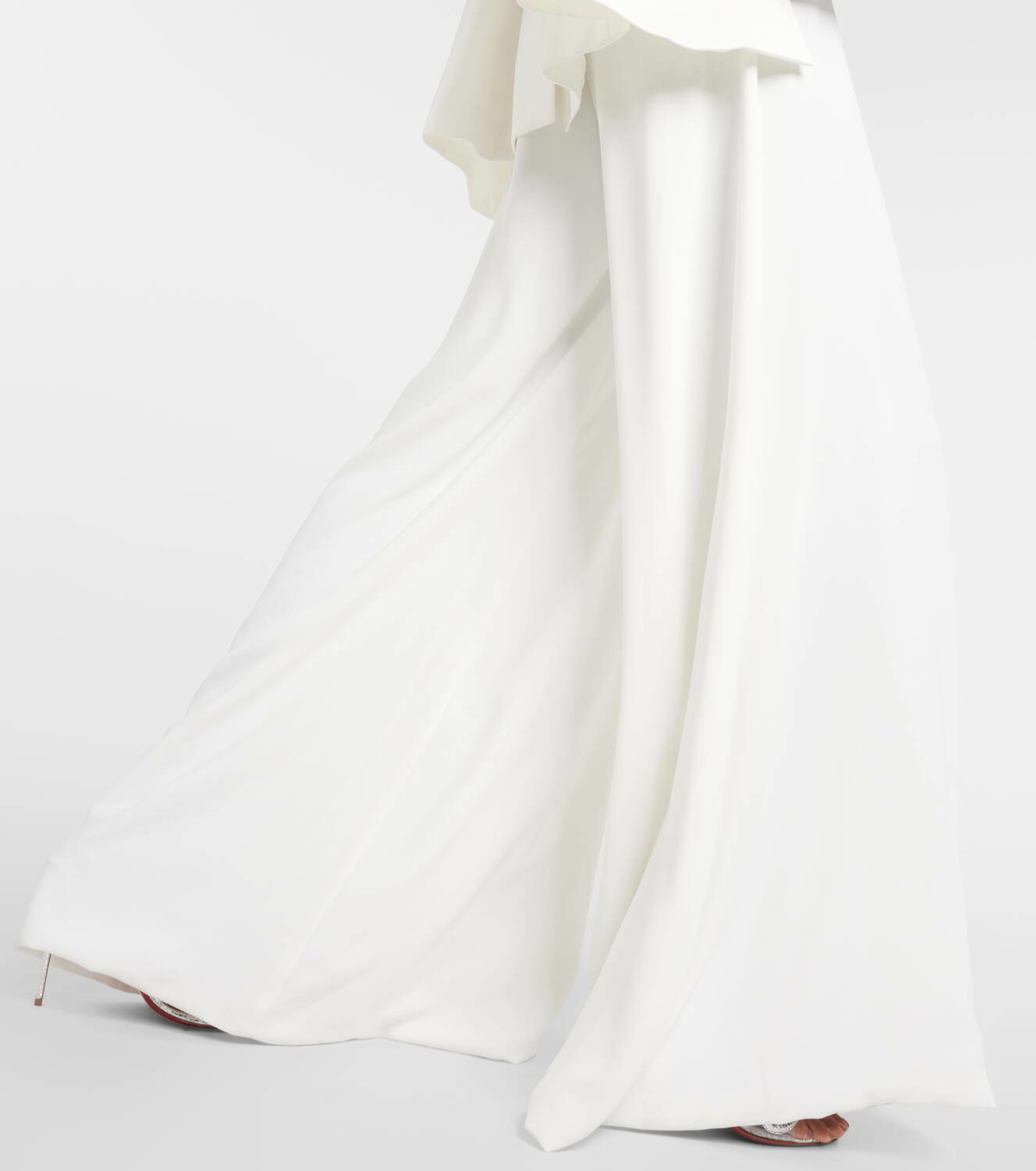 Costarellos High-rise wide-leg pants