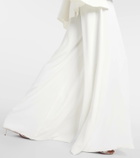 Costarellos High-rise wide-leg pants