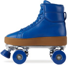 Bottega Veneta Blue Quilt Roller Skates