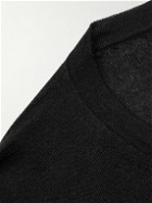 Saman Amel - Cashmere and Silk-Blend Sweater - Black