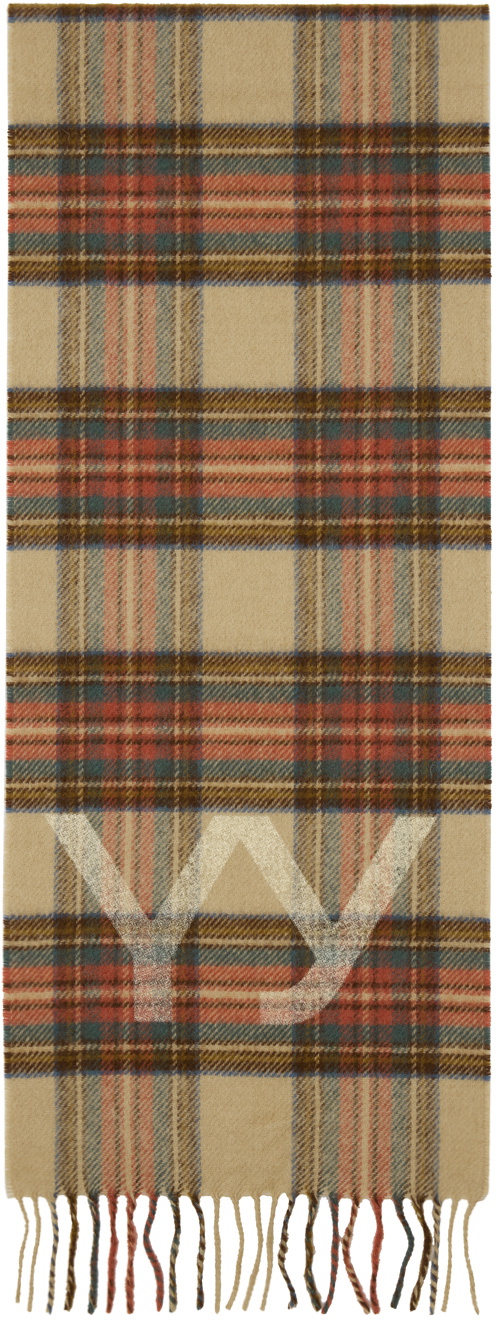 [OpenYy] OPEN YY TARTAN WOOL SCARF /追跡付 OPEN YY