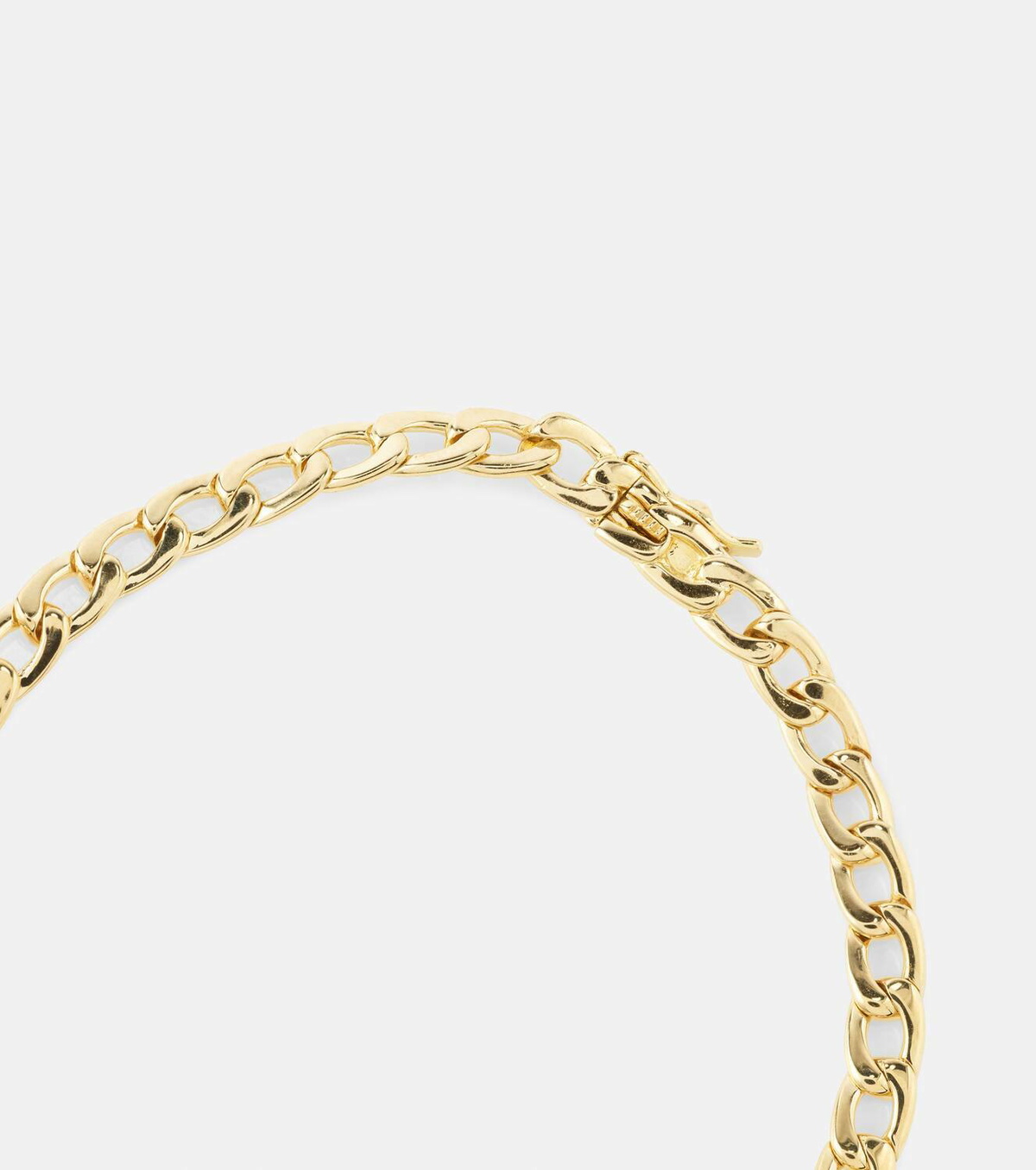 Anita Ko 18kt gold chain bracelet with diamond
