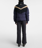 The Upside Fox fringed ski jacket