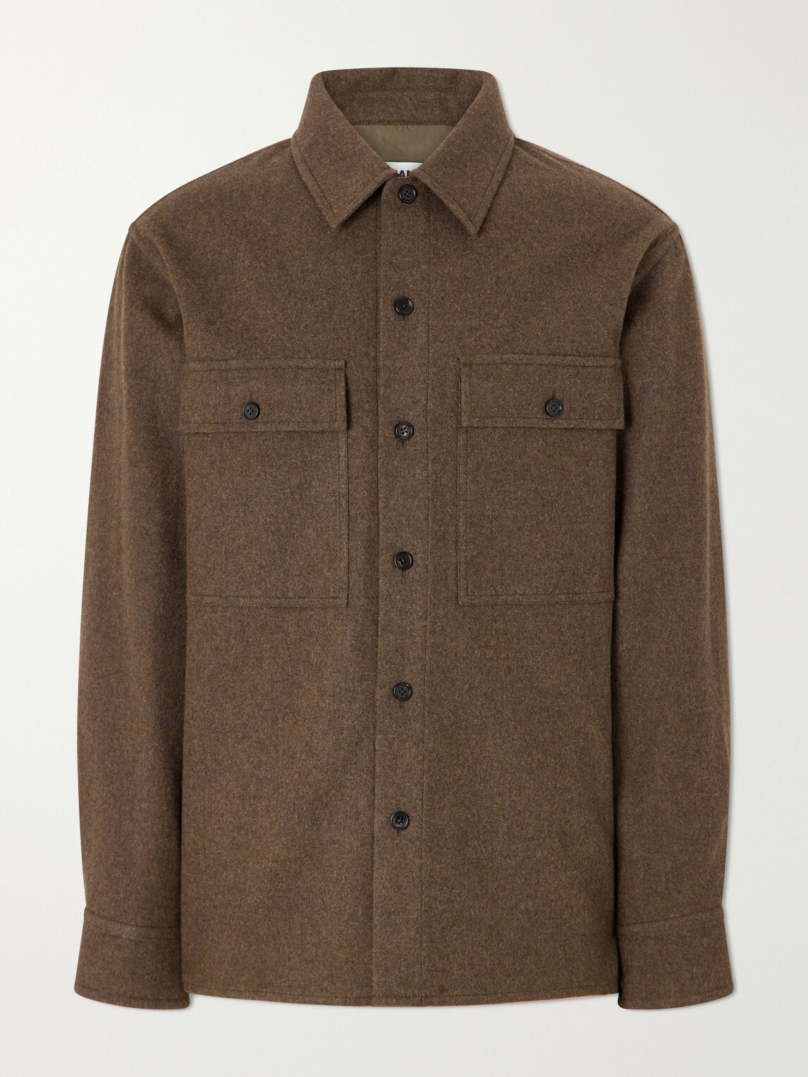Jil Sander - Virgin Wool Overshirt - Brown