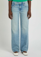 Mother The Mid Rise Rambler Stretch-denim Jeans Blue