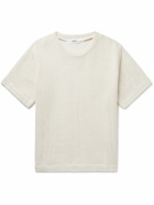 Séfr - Haven Open-Knit Cotton-Blend T-Shirt - Neutrals