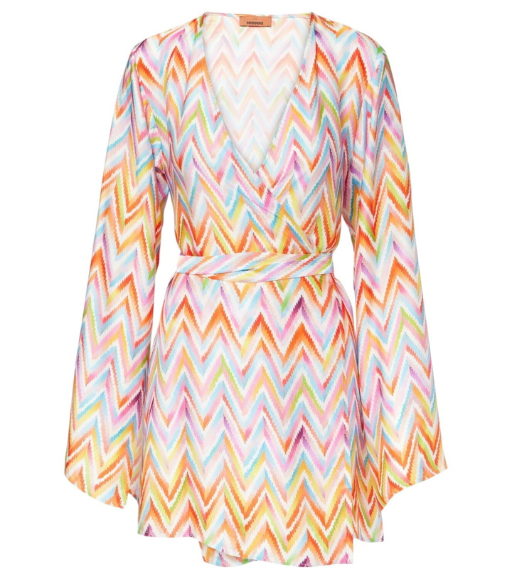 Photo: Missoni Zigzag belted minidress
