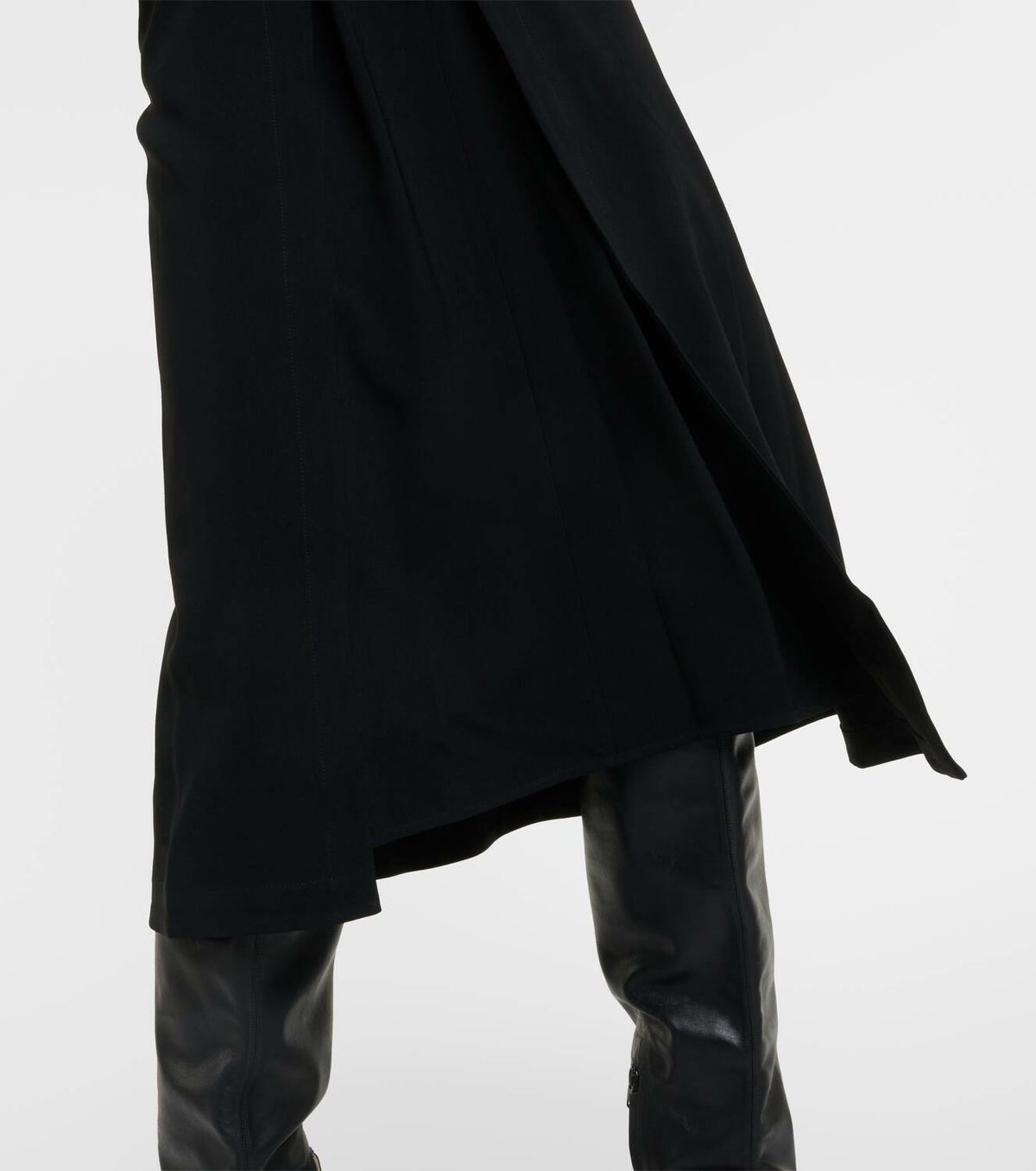 Proenza Schouler Julie draped crêpe midi dress