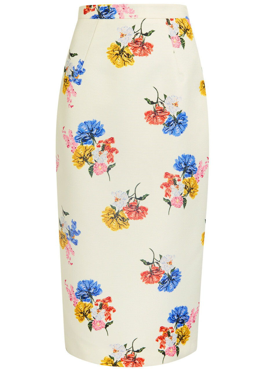 【Emilia Wickstead】 Elliottaフローラル high-riseショート Emilia Wickstead Elliotta floral high-rise shorts Emilia