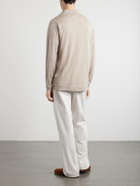 Lardini - Virgin Wool Polo Shirt - Neutrals